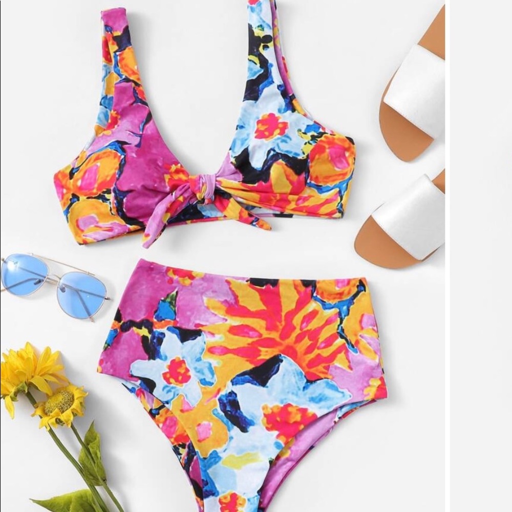 Two piece bathing suit